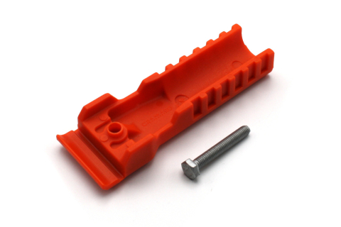 Preview: Kit Plastikskates orange mit Schrauben, 10 Stück für Cramaro Schiebeverdecke